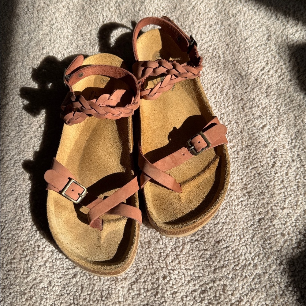 Braided Greek Leather Sandals